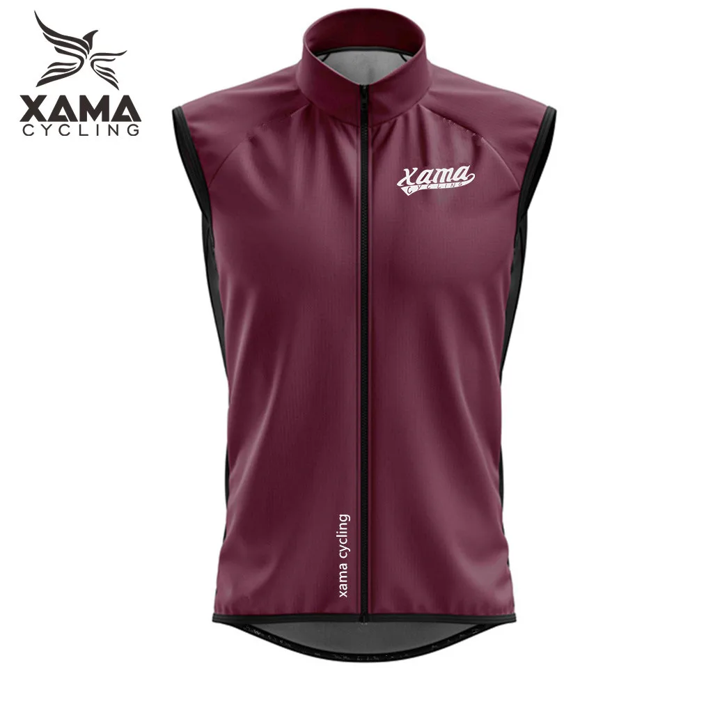 

Windproof Watertight Xama Cycling Vest Has Three Storage Pockets Chaleco Ciclismo Invierno Lightweight Bike Sleeveless Jerseys