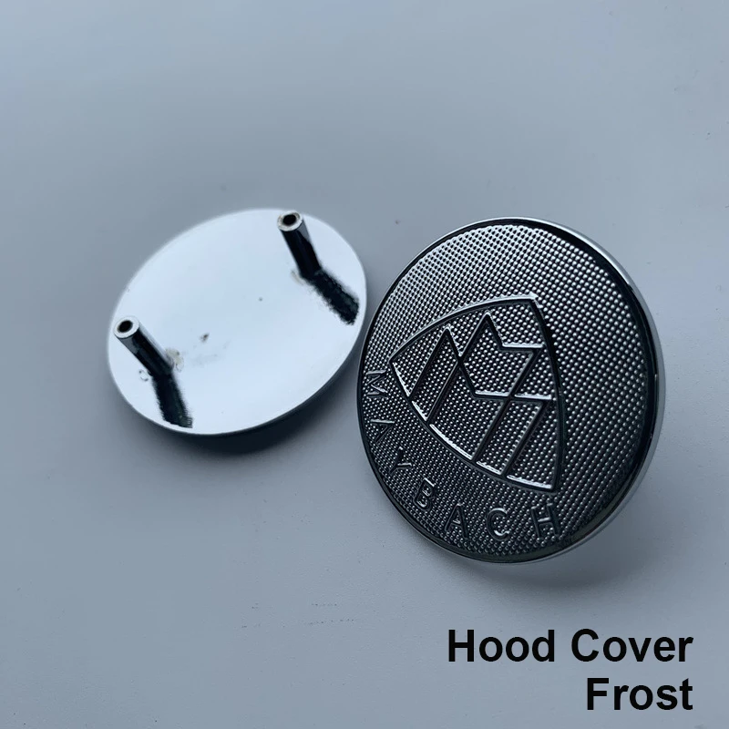 Hood Frost 41mm Круглый значок эмблемы для Maybach S320L S400 S500 S600 S680 автомобильный Стайлинг рулевое колесо Центральная наклейка крышка капота лого с булавками - Цвет: Hood Frost 41mm