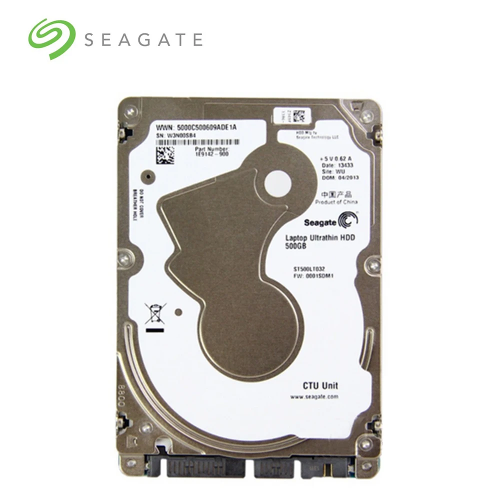 Внутренний механический жесткий диск Seagate 5 мм 320 ГБ 500 Гб 2 дюйма SATA3 6 ГБ/сек. HDD 5400
