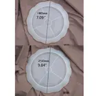 2-уровневая подставка для фруктовых пищевых продуктов, форма для литья из смолы, большая тарелка, поднос для фруктов