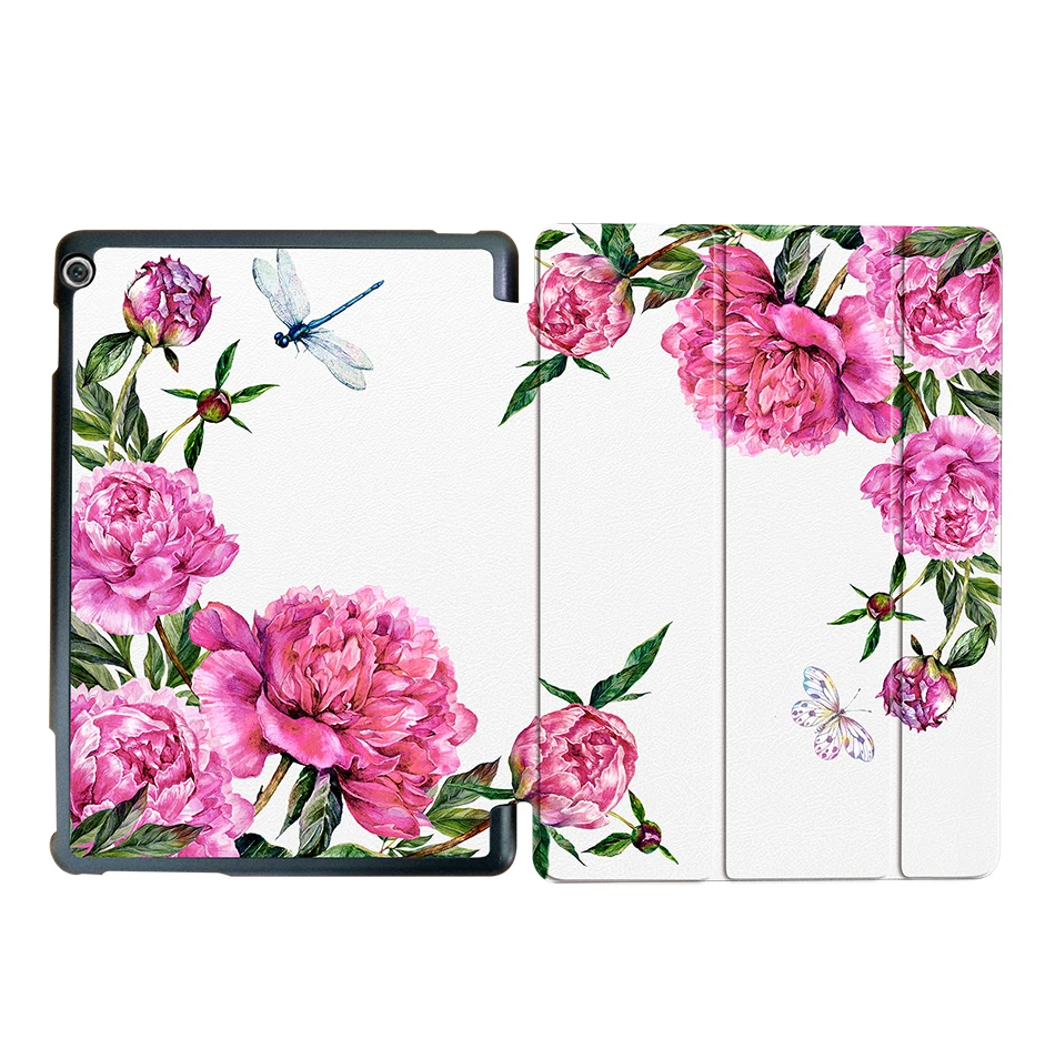 MTT чехол из полиуретановой кожи для планшета для huawei Mediapad M3 Lite 10 BAH-W09 BAH-AL00 10,1 ''Магнитный Флип-стенд Умный чехол защитный чехол - Цвет: HW13