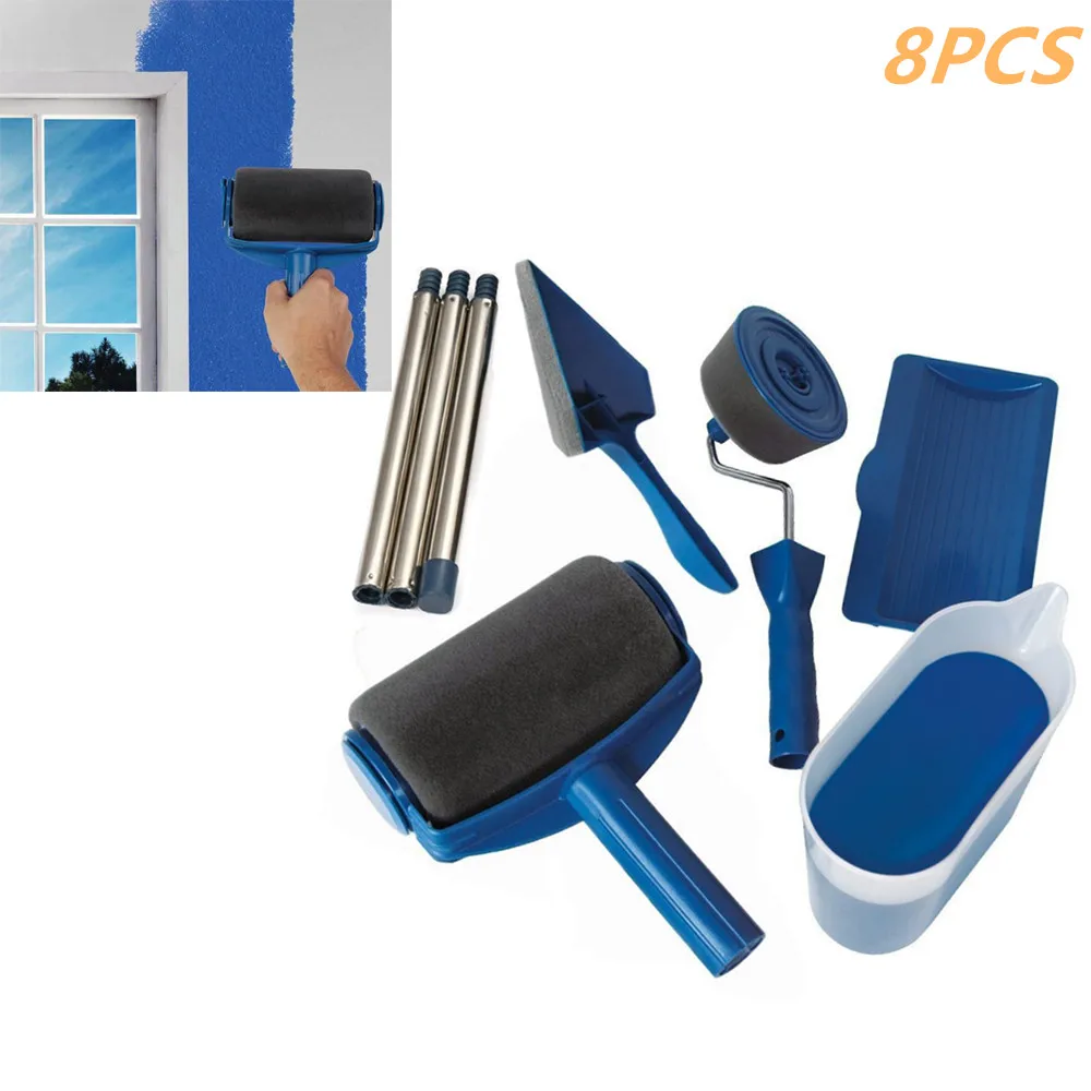 8 шт. набор многофункциональных Роликовых Кистей для украшения стен| |