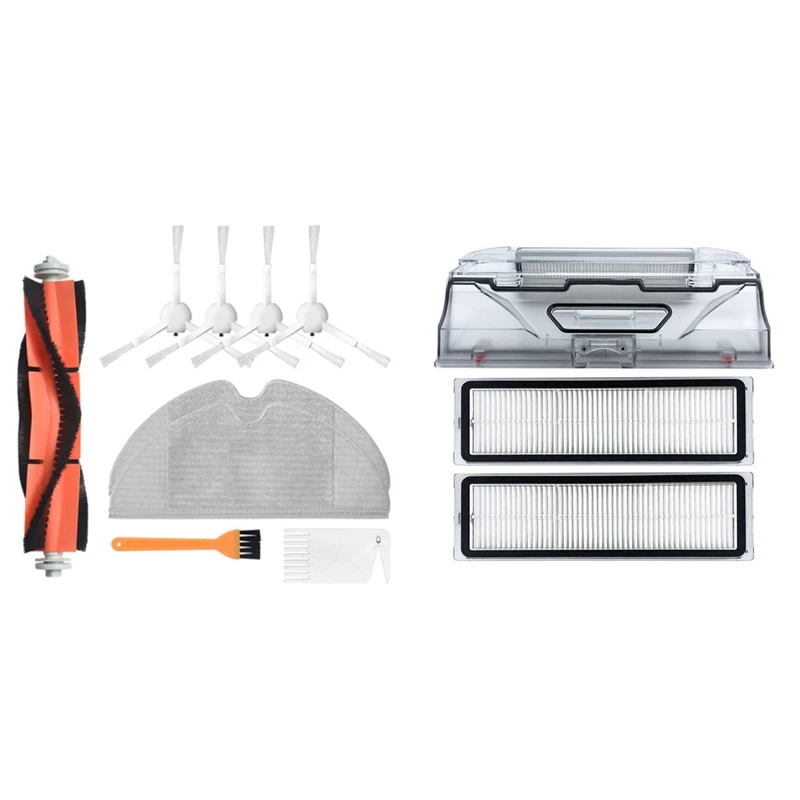 

Top Deals Dust Box HEPA Filter Cleaning Tool for Xiaomi Mijia 1C STYTJ01ZHM & Main Brush Side Brush Parts