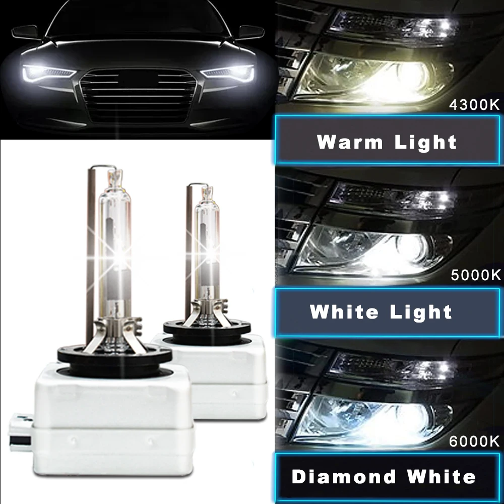 Комплект ксеноновых фар SHUOKE Bi hid D1S D1R D2S D2R D3S D3R D4S D4R D5S D8S 12 в 25 Вт 35 4300 К 5000 6000 2 шт.