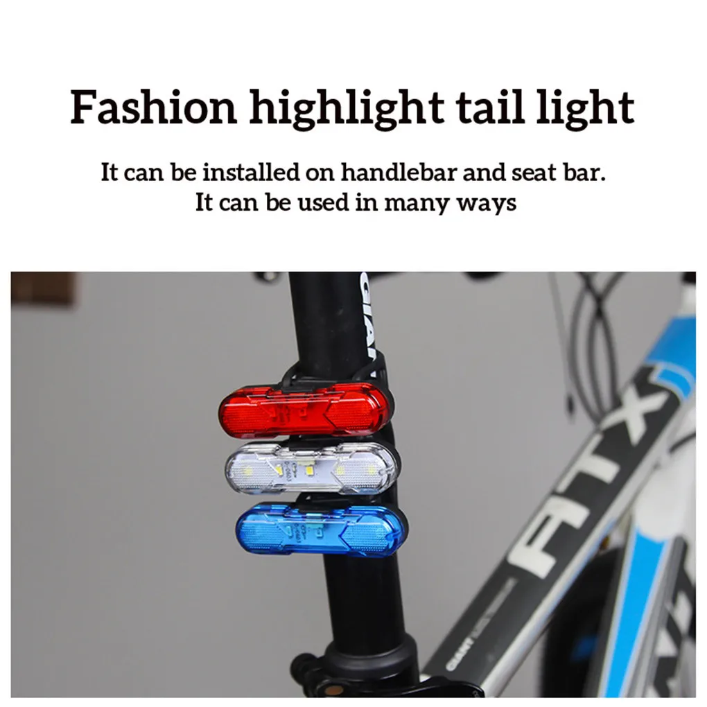 

Bicycle Taillight 360 Degree Rotatable Cycling LED Flash Light USB Rechargable Waterproof Safety Light Seatpost Tail Lights