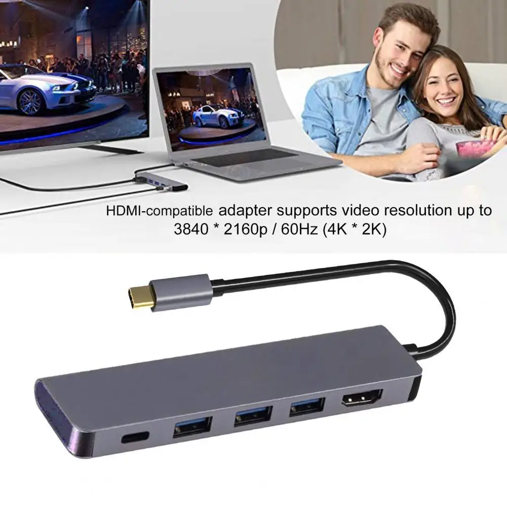 

5 в 1, многофункциональный металлический USB-концентратор для MacBook