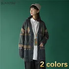 Свитер женский, жаккардовый, вязаный, с V-образным вырезом