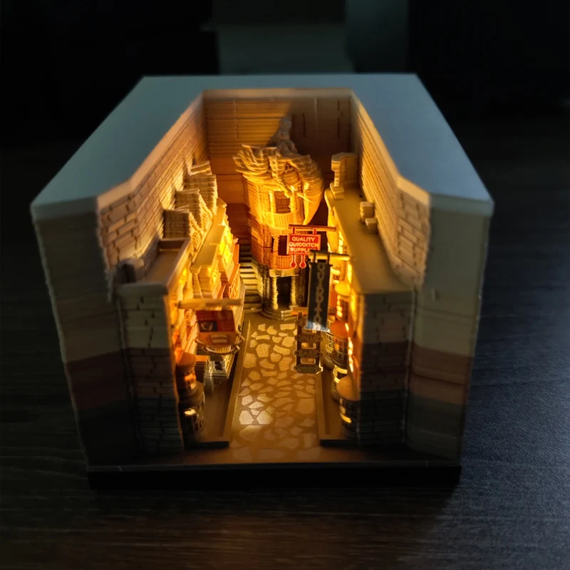 Блок записей omoshiking 3D мини-блокнот для светодиодный ночсветильник Гарри подарок