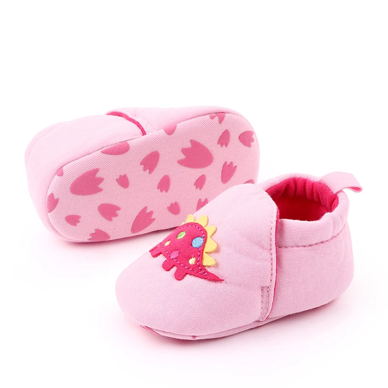 Zapatos de oto&ntilde;o para beb&eacute;, zapatillas antideslizantes transpirables de dinosaurio de dibujos animados para ni&ntilde;o peque&ntilde;o, zapatos informales de suela suave para caminar 2021-2
