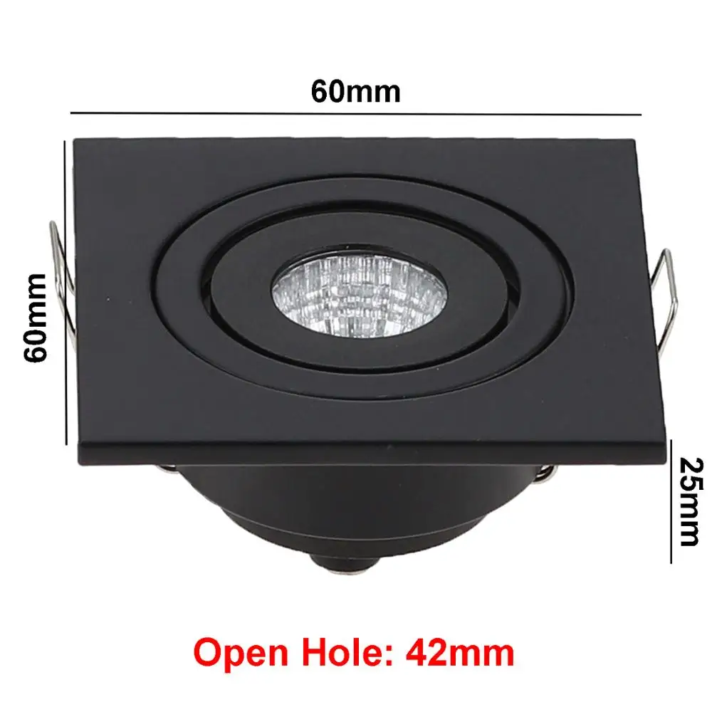 Новый дизайн квадратные круглые затемняемые водонепроницаемые IP65 светильники 3