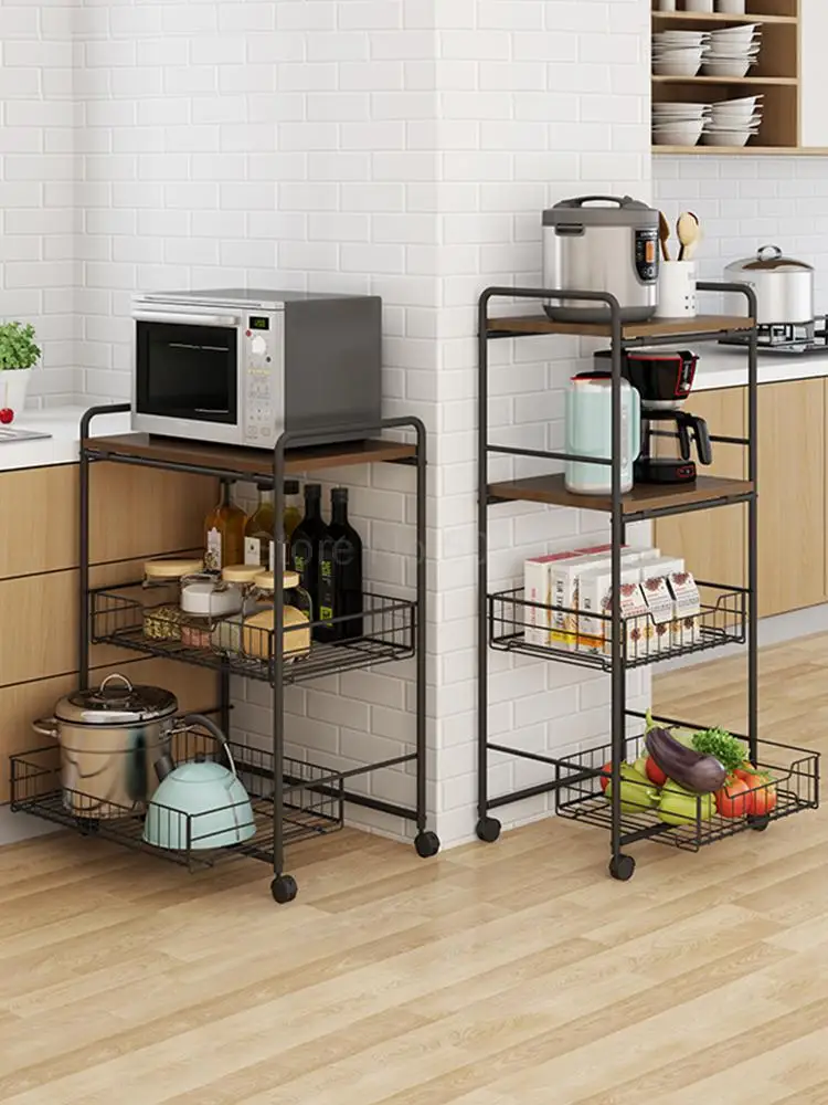 Полка для кухни многоярусная хранения овощей микроволновой печи | Мебель