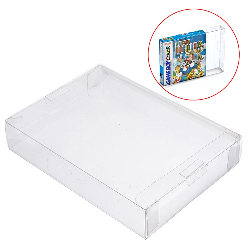 Mayitr 1 шт. на заказ прозрачная коробка из ПЭТ Pro протекторы игровой Чехол рукава Чехлы для SNES N64 CIB в штучной упаковке игры