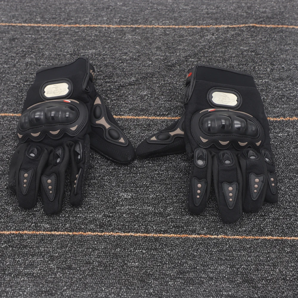 Зимние теплые мотоциклетные перчатки нескользящие для мотокросса с полным