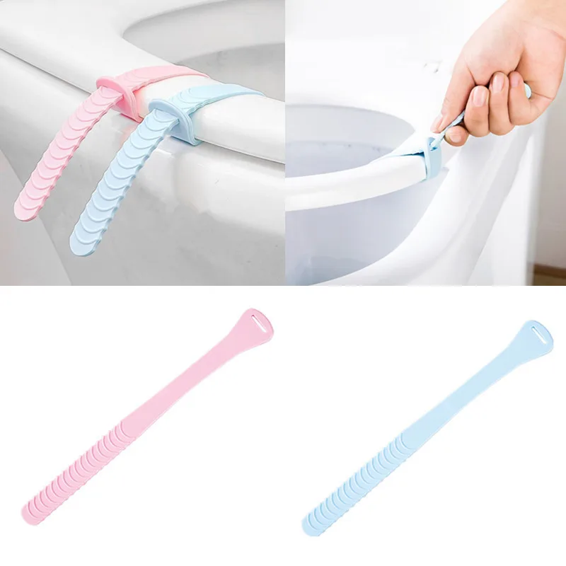 

5pcs Toilet Seat Cover Lifter Portable Handle Lids Sanitary Not Dirty Hands Bathroom Supplies Adjustable Hygiene Products