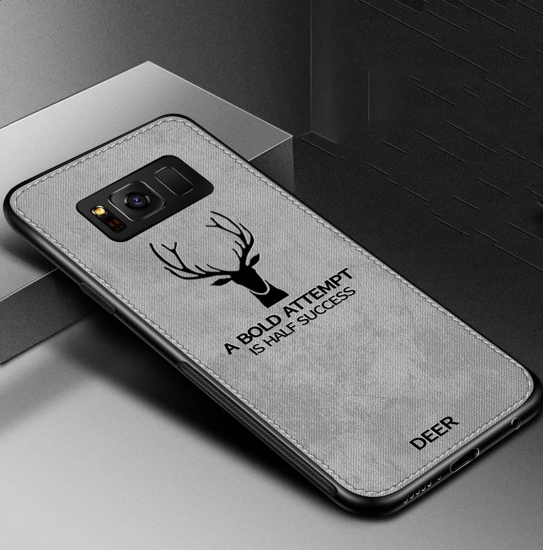 hui Рождественский свитер с принтом в виде оленя; чехол для samsung Galaxy A50 A7 A9 A20 A30 A40 A60 A70 A6 A8 S8 S9 S10 плюс S10e S7 Примечание 10 Pro 9 8 Fundas - Цвет: hui