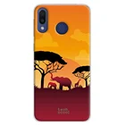 FunnyTechЧехол для samsung Galaxy M20 l чехол с Африканским закатом