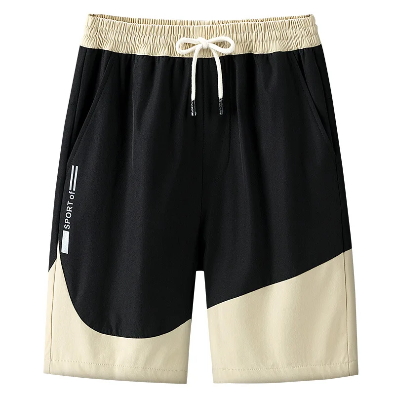 

Men's Summer Beach Short Pants With Elastic Drawstring Waist Men's Sweatshort With Side Pockets Short Pants Loose Short Pants