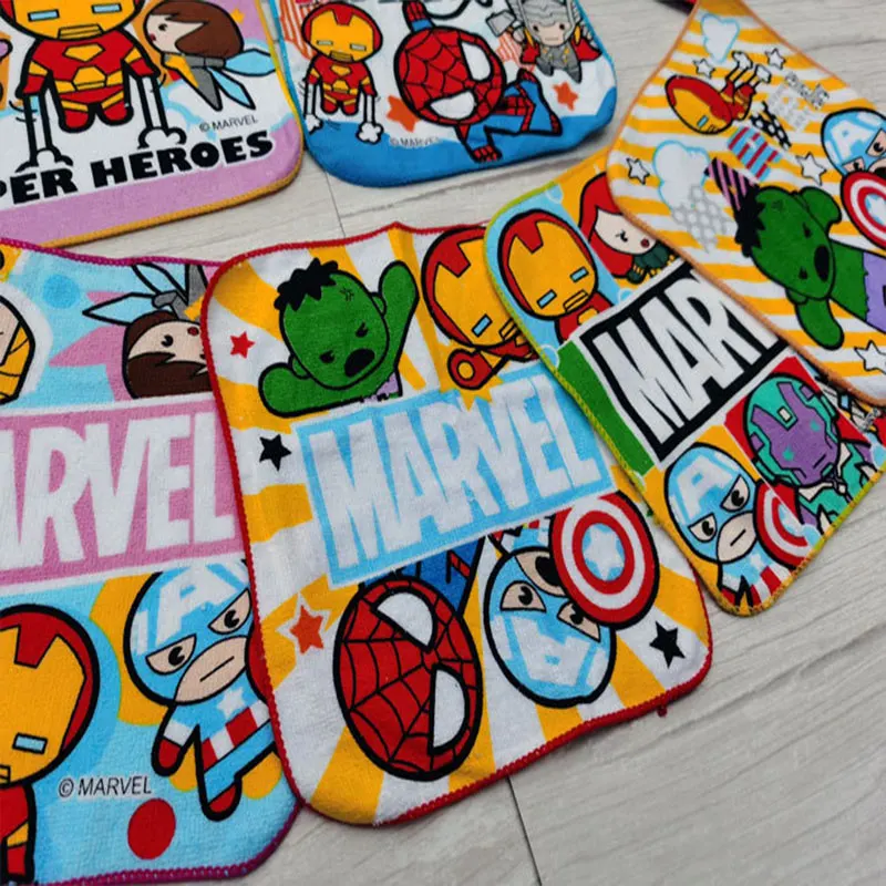 Детский носовой платок Disney с мультяшным рисунком маленькое квадратное полотенце