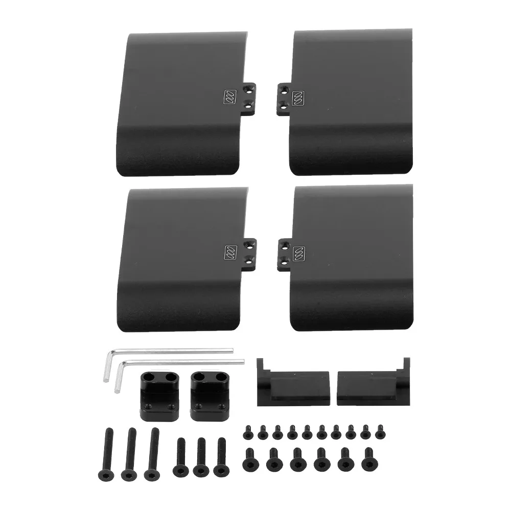 

4Pcs Wheel Fenders Set CNC Aluminum Alloy Fender for DJI RoboMaster S1 RC Robot