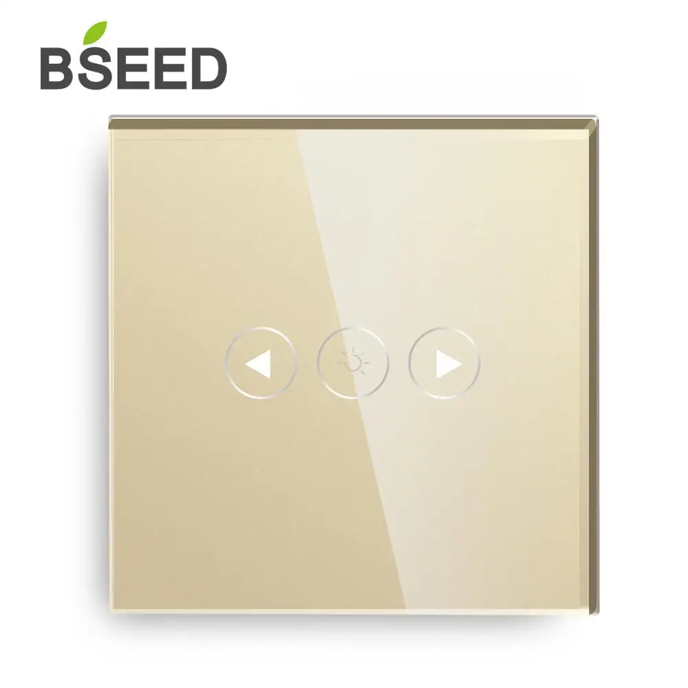 BSEED Wifi 1 банда умный диммер беспроводной wi-fi-переключатель белый черный золотой цвета поддержка для Tuya Google Assistant