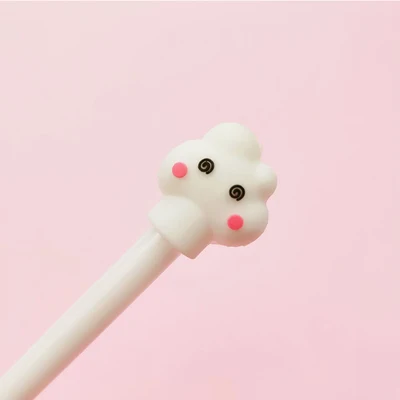 A Kawaii Ручка гелевая ручка для творчества в виде облака гелевая ручка супер милая Милая ручка канцелярские принадлежности Школьные принадлежности индивидуальная ручка для офиса школьные принадлежности - Цвет: A