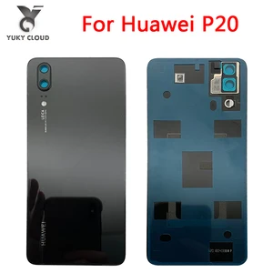 100 original huawei p20 battery cover for p20 replace the battery cover with camera cover p20 free global shipping