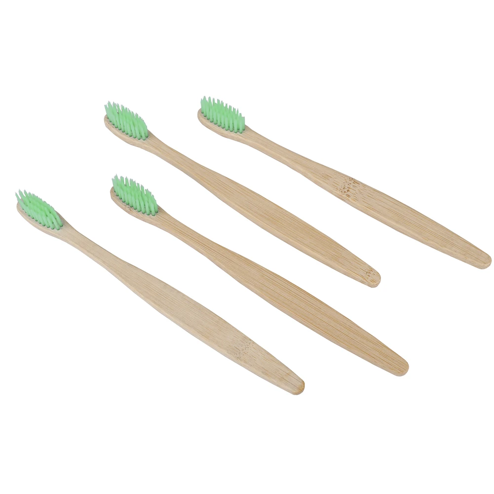 

Natural Pure Bamboo Toothbrush Soft-bristle Charcoal Wooden Handle Toothbrushes Dental Care Tools 10PCS/LOT