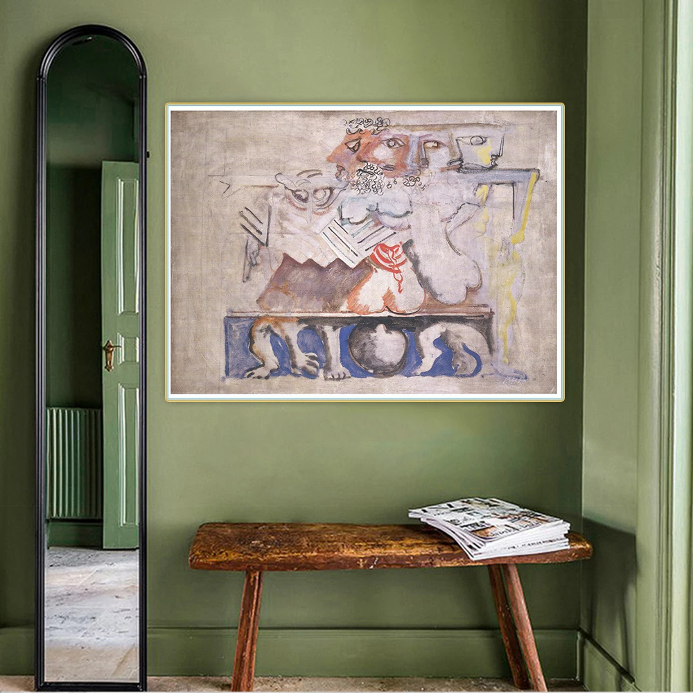 Citon Mark Rothko 《 Антигона 》 на холсте Абстрактная живопись маслом Художественный