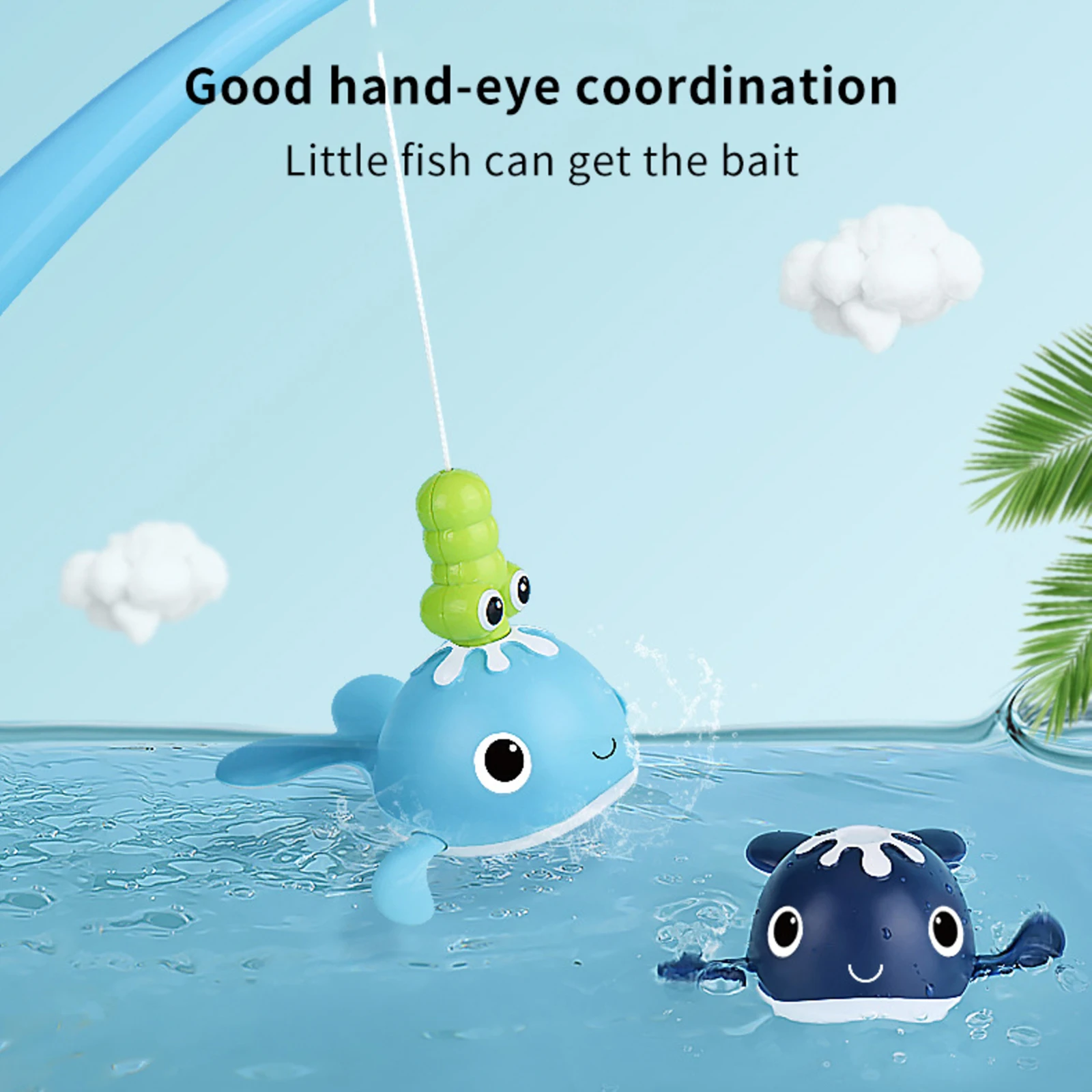 

Baby Water Spray Bath Toys Water Game Shower Rubber Set Fishing Swimming Pool Animals Bathroom Summer Educational Toys