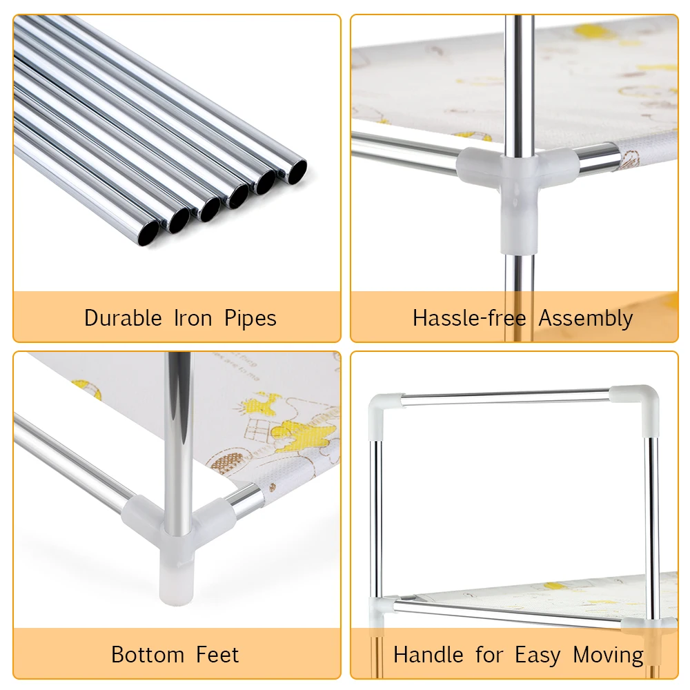 Многофункциональная 4/5/6 ярусная полка для обуви книжный Органайзер Домашний