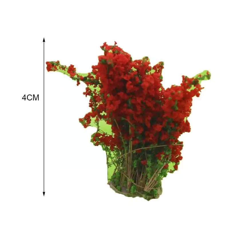 

1PC Shrub Flower Model For Sand Table Building Artificial Landscape Outdoor Bush Miniature Decoration B6X8