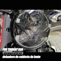 for trident 660 trident 660 2021 motorcycle headlight protection protector headlight film guard front lamp cover