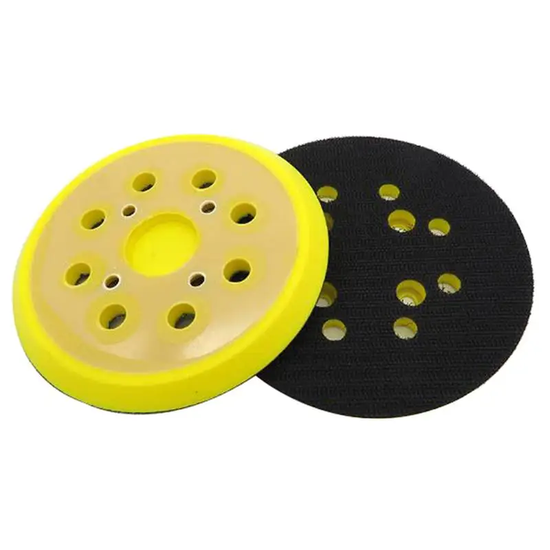 

5 Inch 8 Hole 125mm Back-up Sanding Pad 4 Nails Hook and Loop Sander Backing Pad