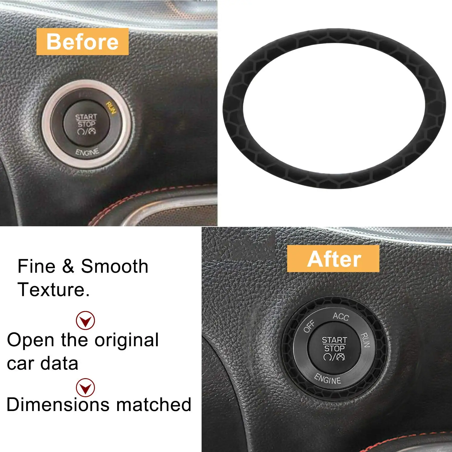 Chuang Qian кнопка включения/остановки двигателя переключатель ручка отделка