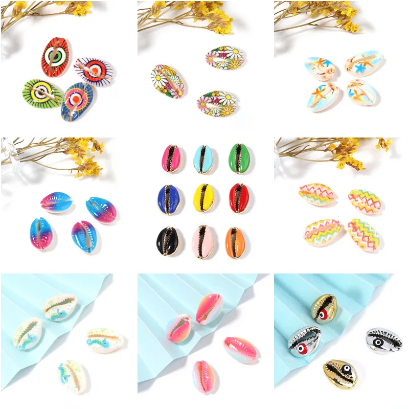 

10Pcs/Pack Multicolor Loose Spacer Beads DIY Handmade Necklace Bracelet Accessory Oval Beaded Multipurpose For Jewelry Making