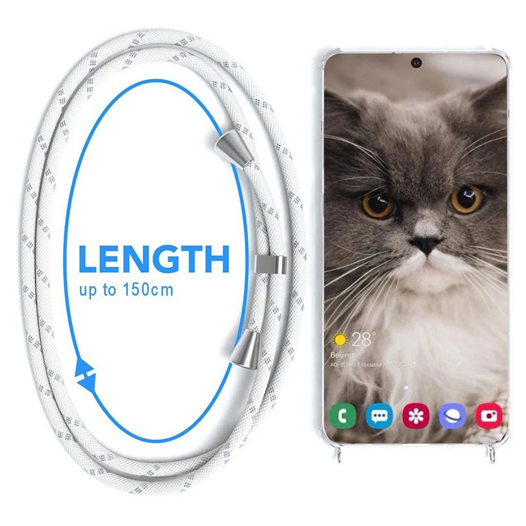 Чехол-накладка на шею для Samsung S8/S8 Plus/S9/S9 Plus/S10/S10 E/S10 Plus/Note10/Note 10 + | Мобильные