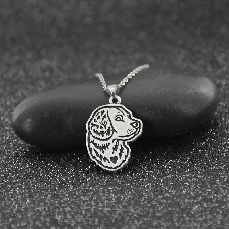 Винтажное серебряное ожерелье 11 стилей для собак, домашних животных, французский бульдог, бигль, сибирская шелуха, ожерелье с подвеской для женщин, Длинная цепочка из нержавеющей стали