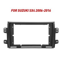 2 din car radio fascia frame fit for suzuki sx4 2006 2016 android gps panel dash frame kit mounting frame trim bezel fascias
