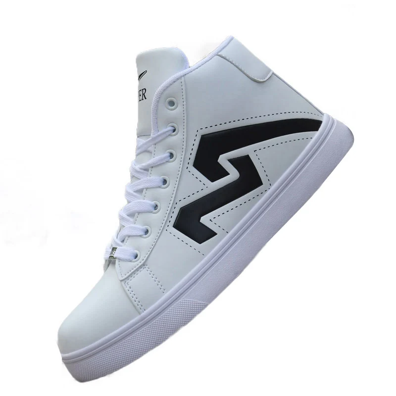 2019 Hot Men Shoes Fashion Autumn Winter Sneakers Leather Footwear For Man New High Top Canvas Casual sneakers | Обувь