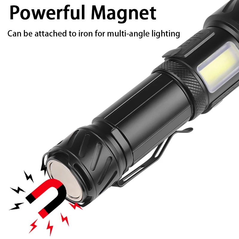 super bright xhp199 led flashlight zoomable usb rechargeable high powerful torch waterproof 18650 tactical flash light free global shipping