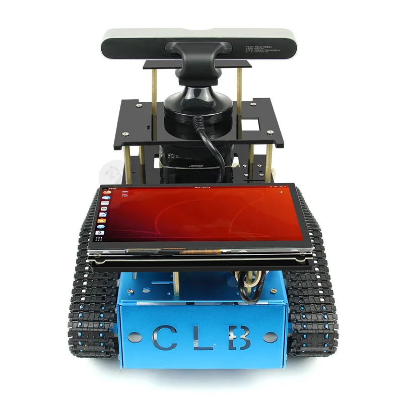Kaufen Upgrade Raspberry Pi ROS Roboter Kit 4B Intelligente Track Trolley Slam Radar Navigation Opencv Maker Unmontiert Kit