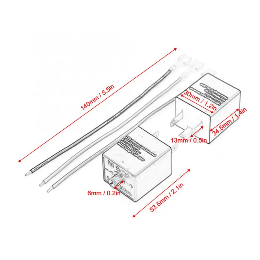 Универсальный светодиодный поворотный сигнал для автомобиля и мотоцикла 12