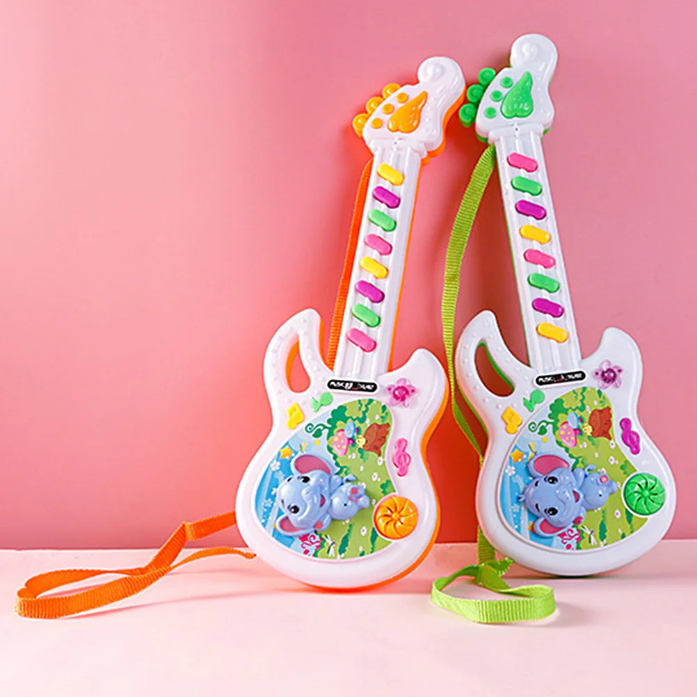 Мини игрушка электрическая гитара детская музыкальная милая обучающая детское