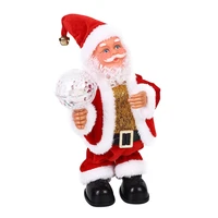 play the saxphone santa claus blowing saxophone father christmas battery operated electric dolls holiday themed santa claus toys
