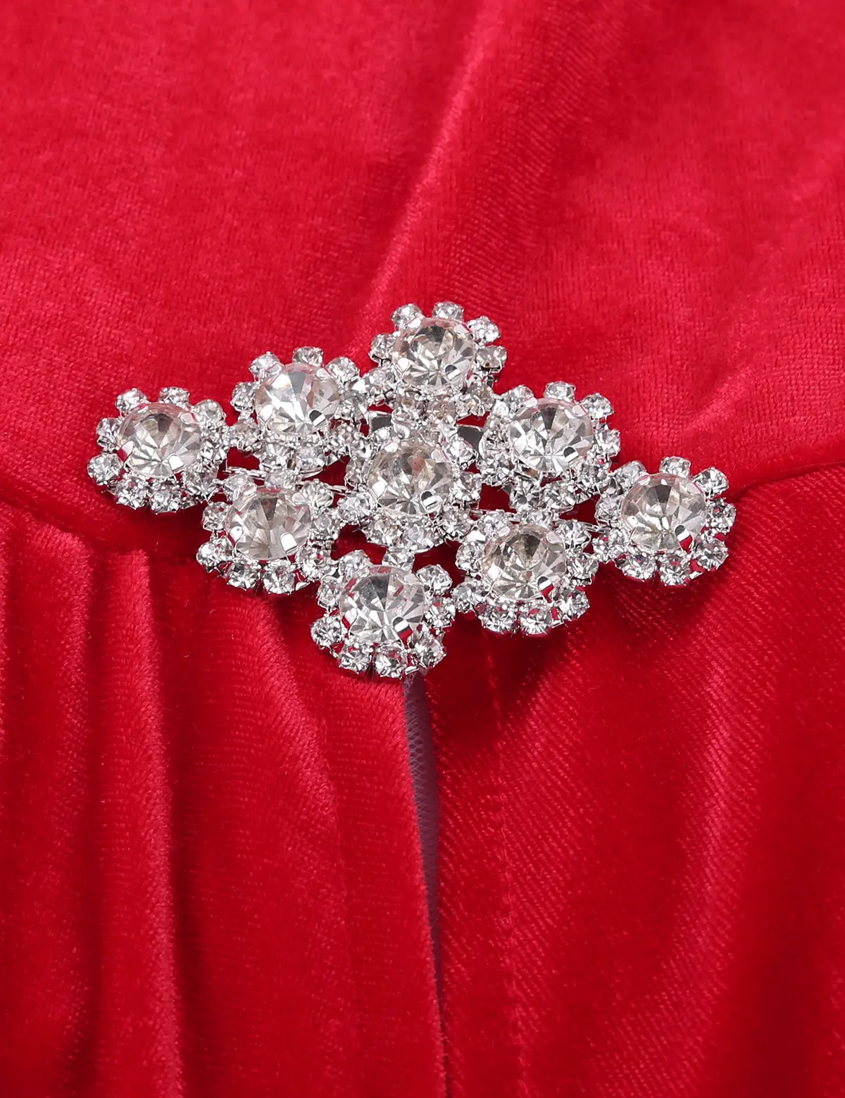 Женский взрослый Рождественский танцевальный костюм с высоким горлом и длинными