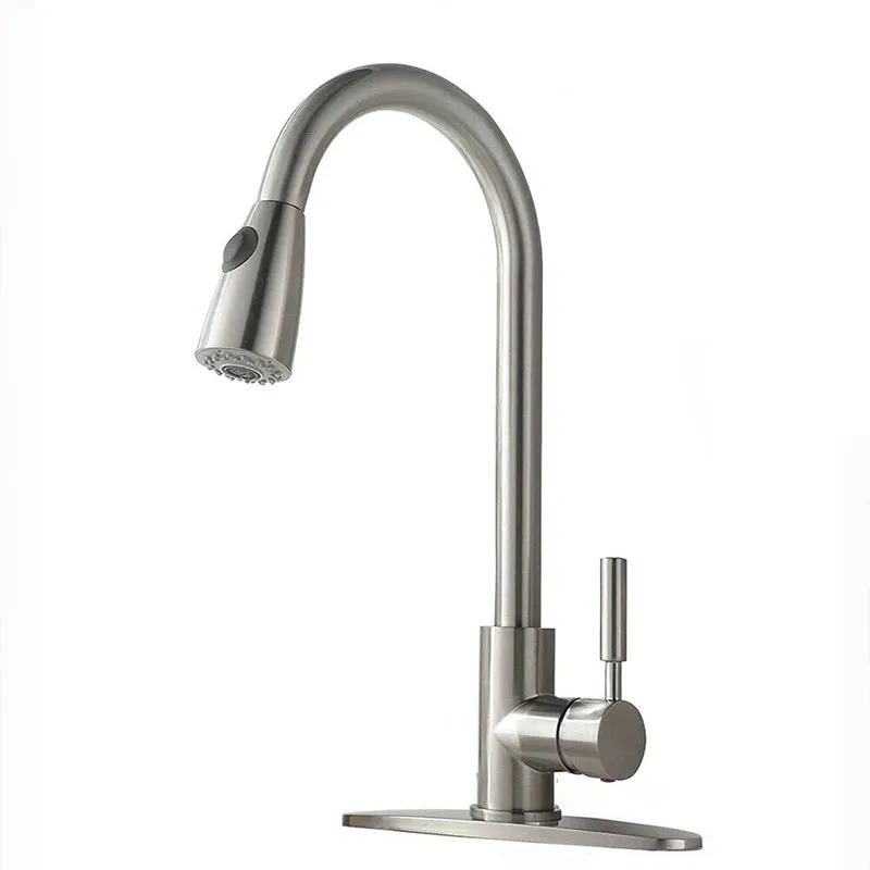 Kitchen Sink Faucet Pull Down Sprayer with 10 Inch Cover Mixer Tap for Home KSI999 | Faucets