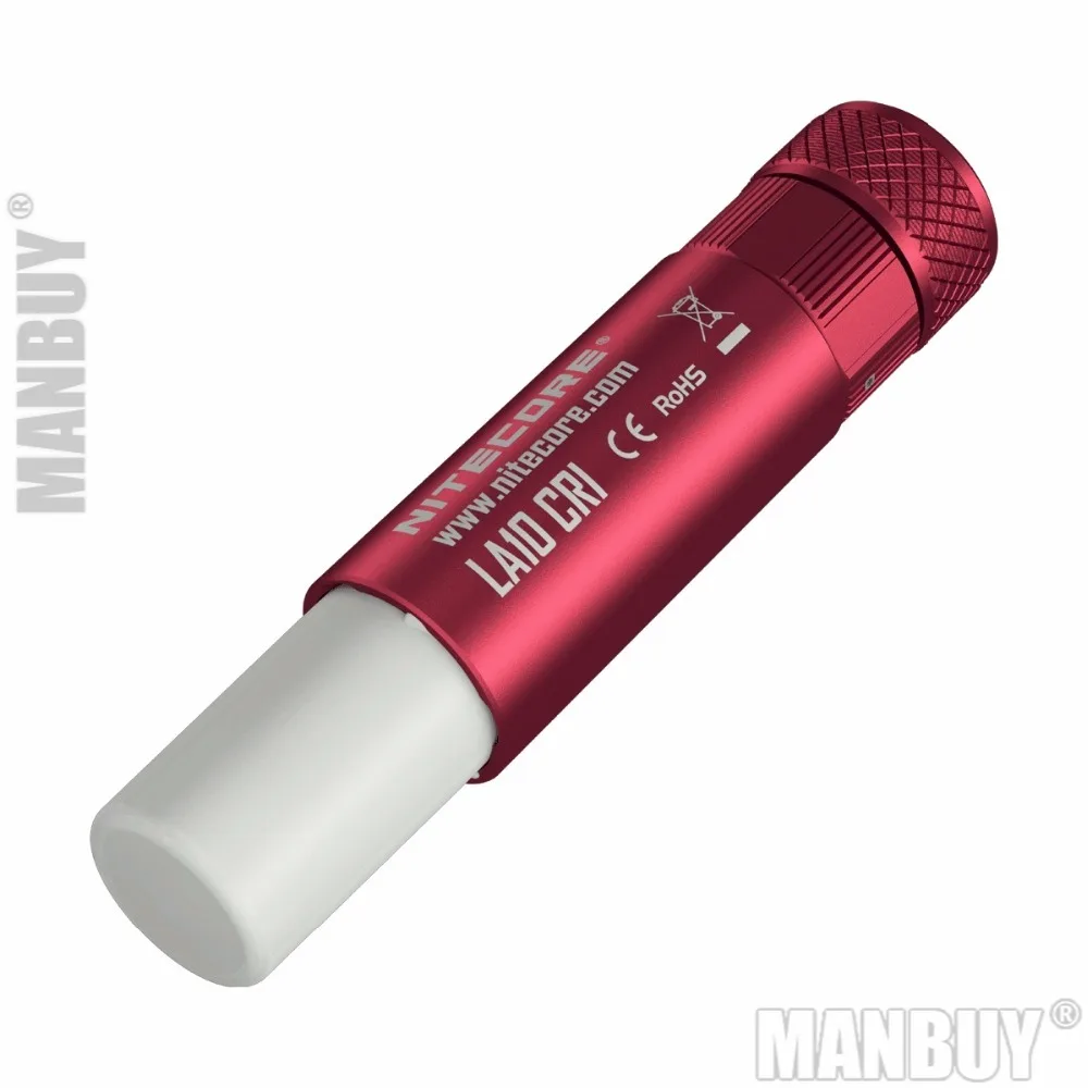 NITECORE LA10 CRI 85 Lumens HIGH Mini EDC Camping Nichia 219B LED Gear Outdoor Flashlight AA Reading Lantern Black Red Blue | Лампы и
