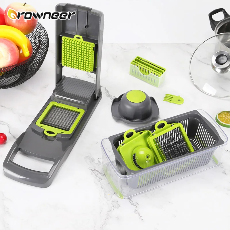 Многофункциональные ручные слайсеры зеркальный инструмент из нержавеющей стали