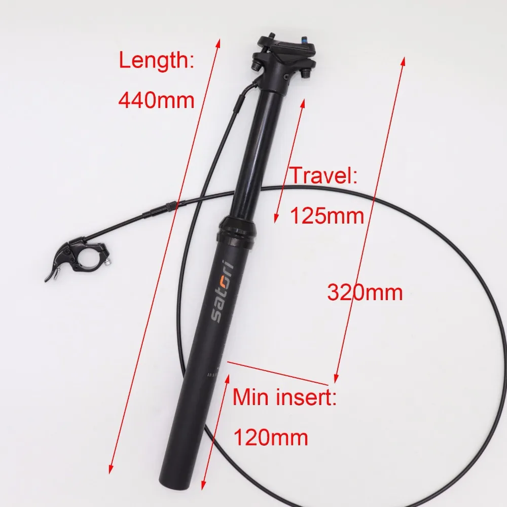 Подседельный штырь с капельницей регулируемая высота 150 мм дорожный