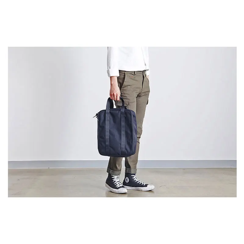 

Utility Canvas Men's Travel Shoulder Bag Portable Solid Color Fashion Multi Function Zipper Handbags